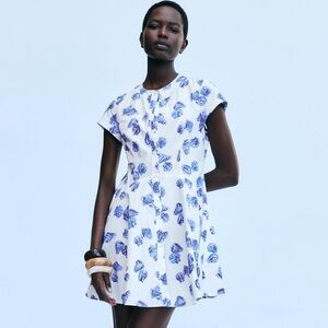 ZARA PRINTED SHORT DRESS ZW COLLECTION
